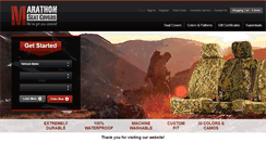 Desktop Screenshot of marathonseatcovers.com